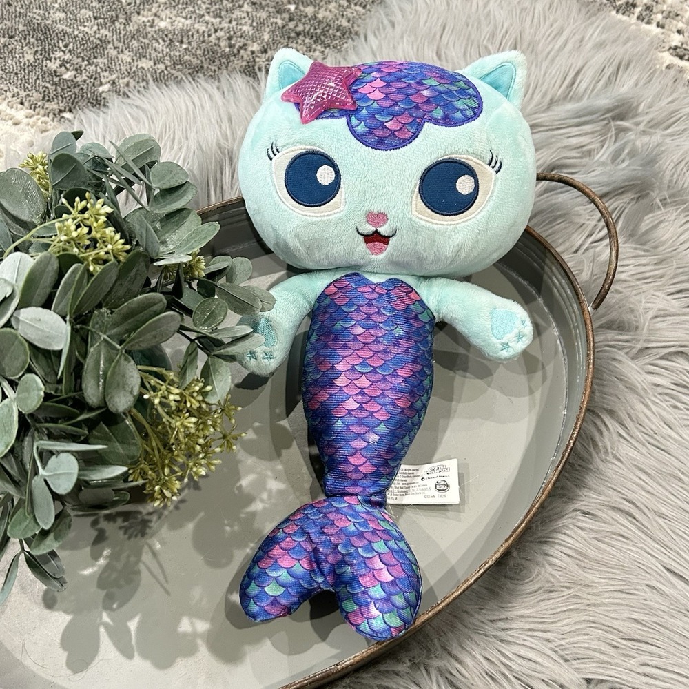Gabby's Dollhouse Musical Mercat Plush Doll 14 Inches Mermaid